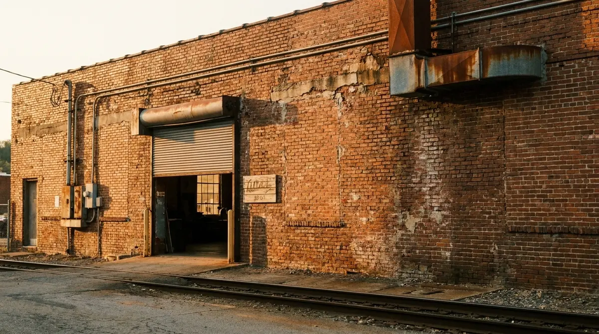 Warehouse studio space in Asheville's River Arts District