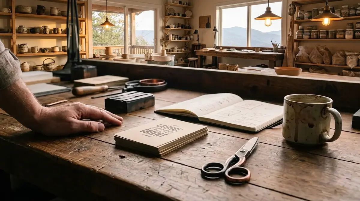 Hand-craft pottery studio representing our hand-built approach to web design